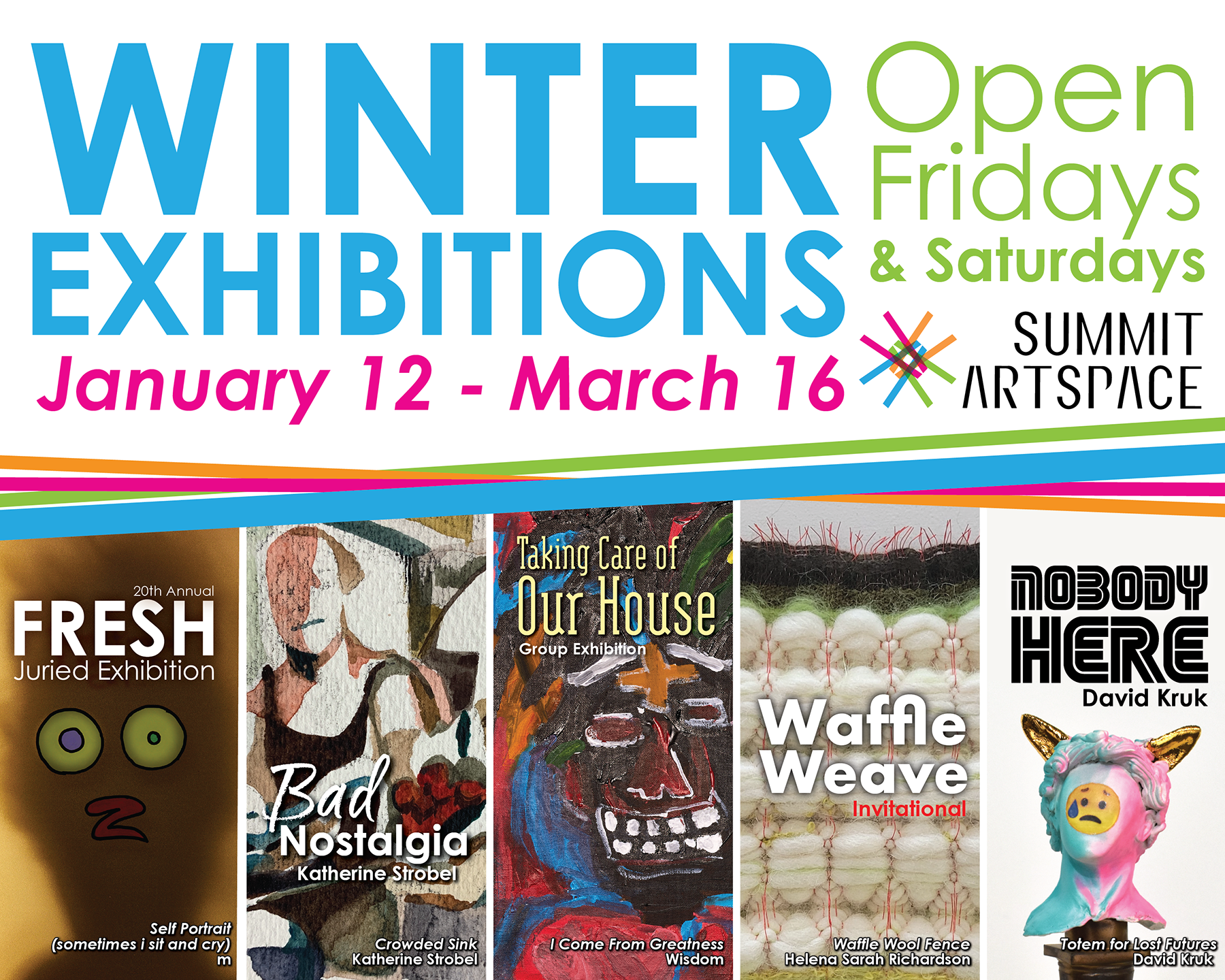 Winter Exhibition Season at Summit Artspace